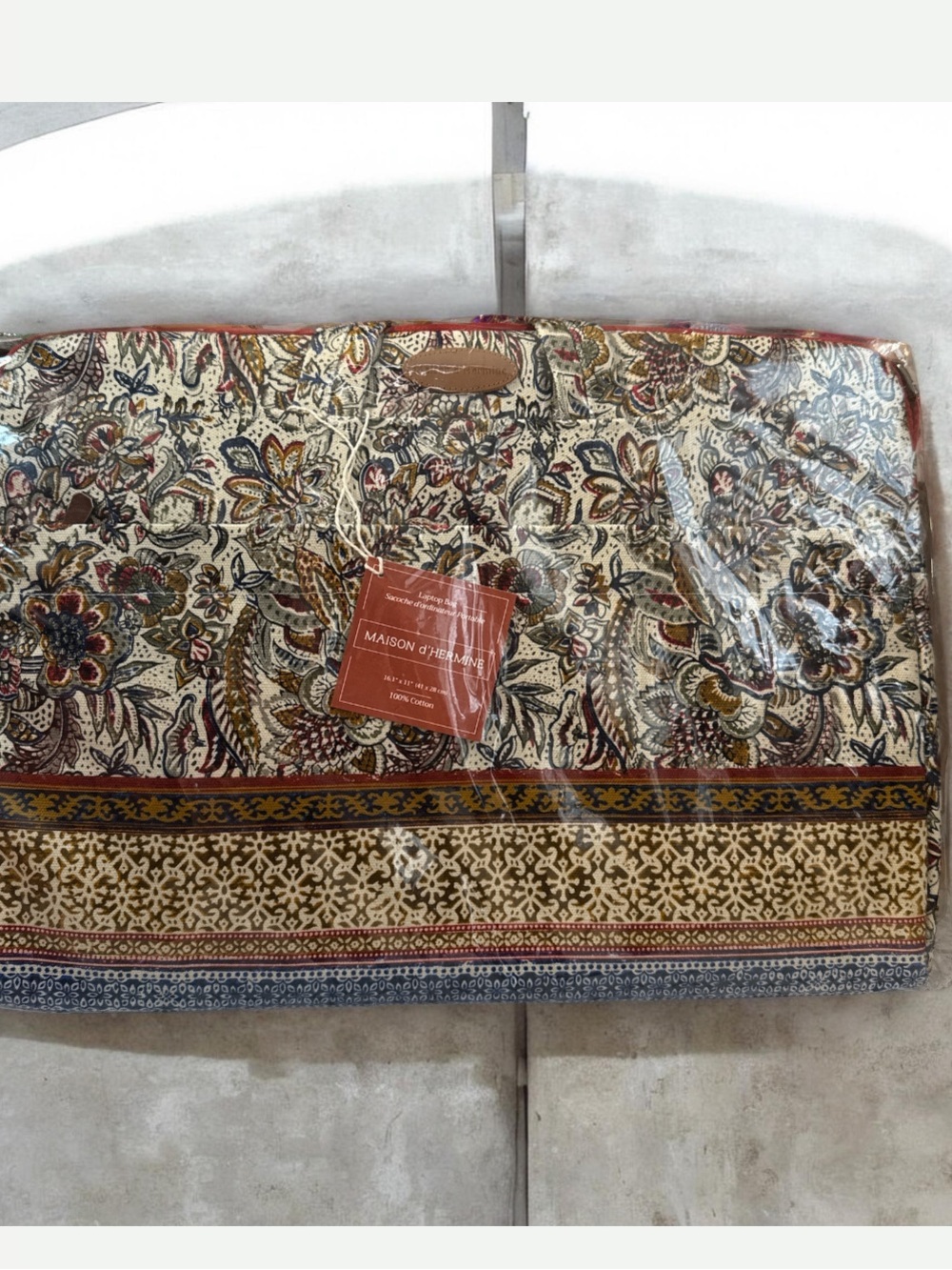 Maison d' Hermine Floral Print Tote Bag in Fall Multicolora